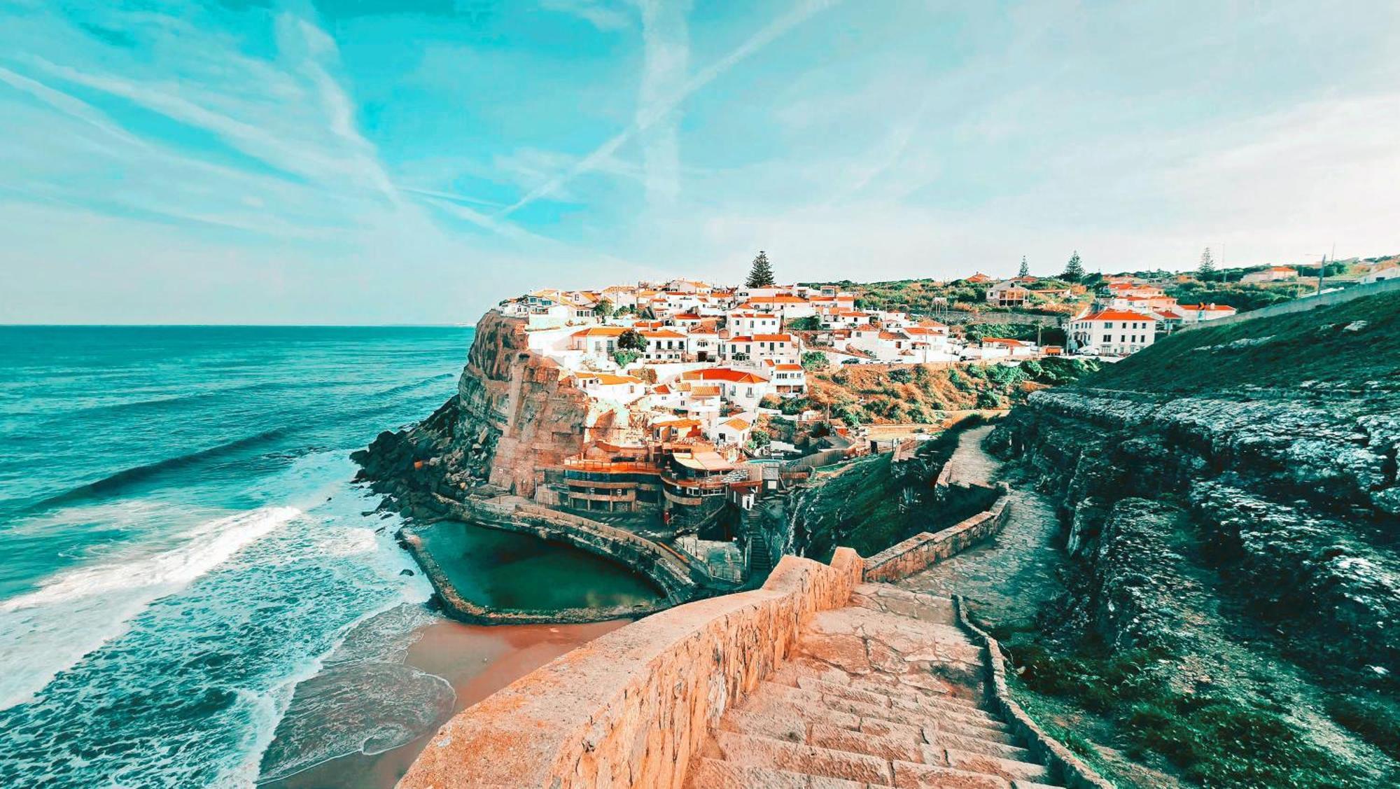 Um Lugar Ao Sol Beach House Azenhas Do Mar シントラ エクステリア 写真