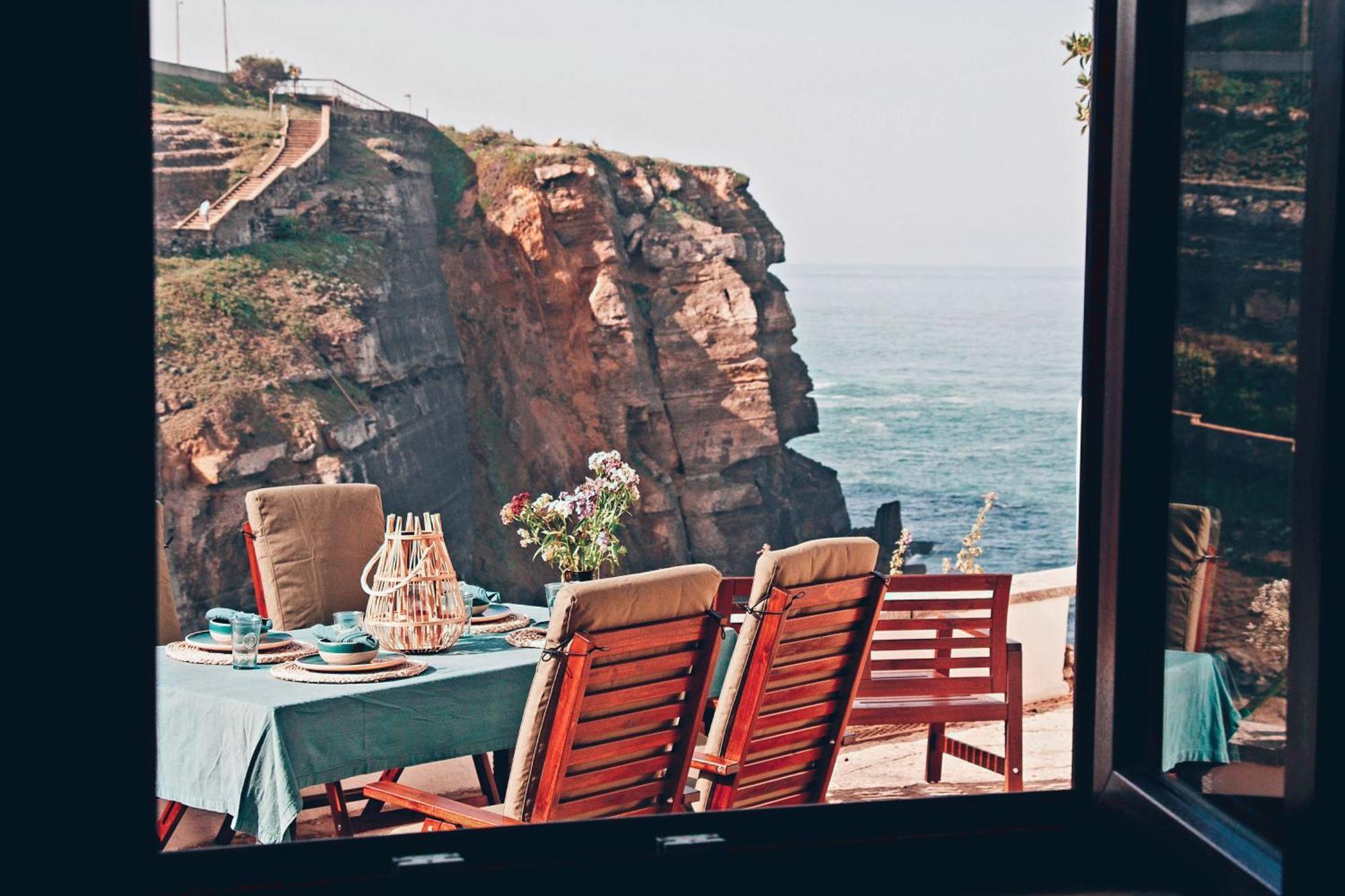Um Lugar Ao Sol Beach House Azenhas Do Mar シントラ エクステリア 写真